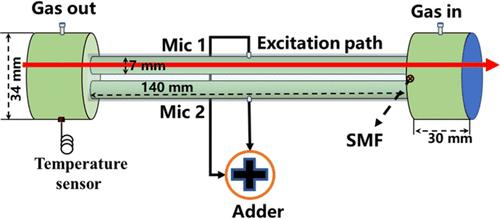 Photoacoustic and Fiber-Optic Interferometer Spectroscopic Method for Simultaneous Detection of Multiple Trace Gases