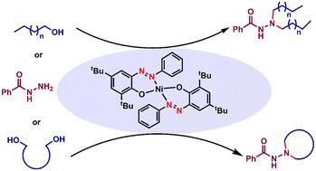 Ligand-assisted nickel catalysis enabling N,N-dialkylation and cyclization of acyl hydrazides using aliphatic alcohols†