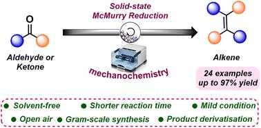 Mechanochemical McMurry reaction†