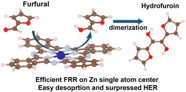Furfural electrovalorisation to hydrofuroin with near-unity faradaic efficiency on a single-atom zinc catalyst†