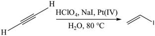 Optimal conditions for Pt-catalyzed microfluidic synthesis of iodoolefins