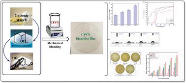 Vanillin reinforced cationic starch/poly(vinyl alcohol) based antimicrobial and antioxidant bioactive films: sustainable food packaging materials†
