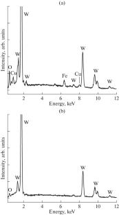 Structure and Morphology of the Tungsten-Based Material of the First Wall of a Tokamak Divertor before and after Irradiation with Hydrogen Plasma