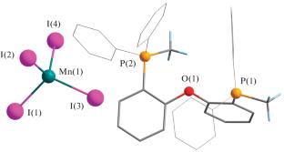New Tetraiodomanganate(II) with Highly Efficient Short-Lived Phosphorescence