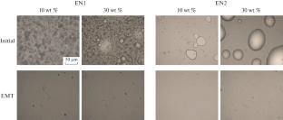 Colloidal Dispersion Properties of Oil Emulsions in an Electromagnetic Field