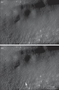 Comparison of the Surface Morphology of the Floors of Craters near the Pole and at Mid-Latitudes of the Moon
