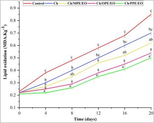 The efficacy and evaluation of chitosan-essential oil and fruit peel extracts edible films in preserving the shelf life of beef meat samples
