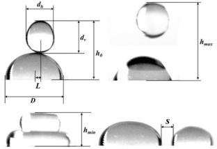 Discrete motion modes of eccentric droplet impact on sessile droplet at low Ohnesorge and Weber numbers