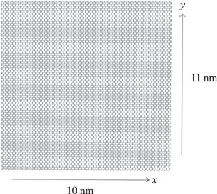 Dependence of the Vibrational Frequencies of a Graphene Sheet on the Ratio of Its Sides and the Number of Vacancy Defects