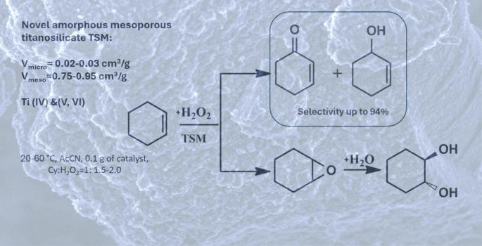 Amorphous Titanosilicate Catalysts for Homolytic Oxidation of Cyclohexene under Mild Conditions