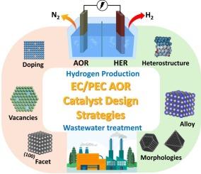 Tailoring atomic species in electrochemical-driven catalysts for efficient ammonia oxidation toward hydrogen production and wastewater treatment