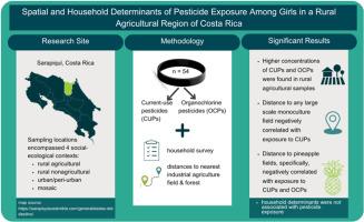 Determinants of pesticide exposure among girls in rural Costa Rica: A silicone wristband study