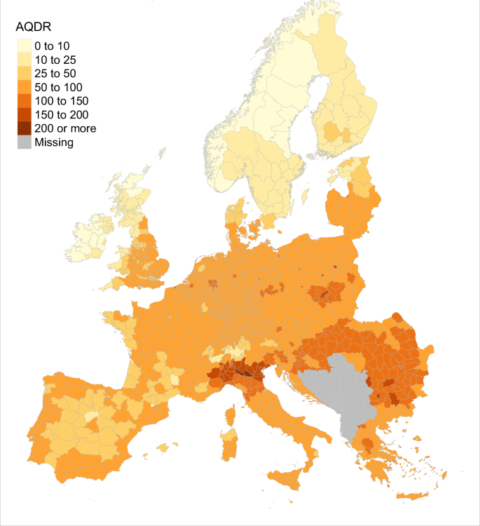 High resolution assessment of air quality and health in Europe under different climate mitigation scenarios