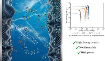 High performance of supercapacitors containing an ionic liquid electrolyte by means of electrochemical and computational studies
