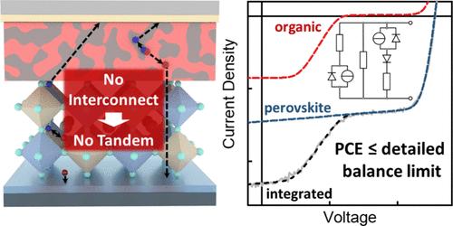 Working Principle of Integrated Perovskite-Organic Solar Cells