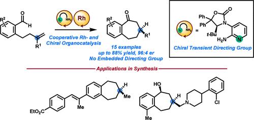 Chiral Transient Directing Groups for Catalytic Asymmetric Intramolecular Alkene Hydroacylation