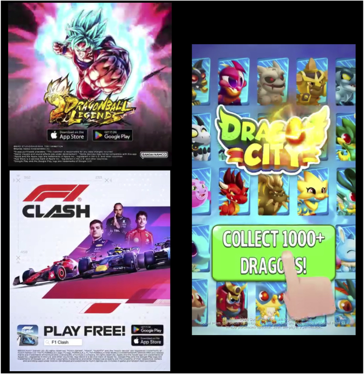 Widespread illegal video game advertising in the UK and South Korea: Many adverts not disclosing loot box presence found using Meta's ad repository.