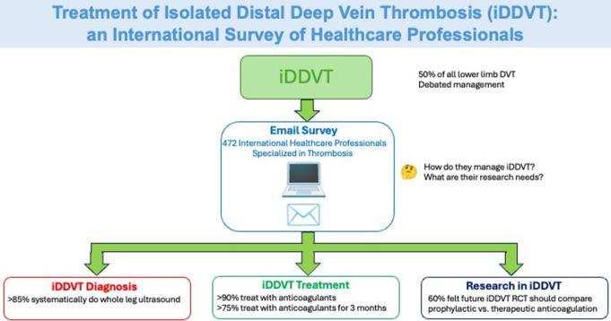 Treatment of isolated distal deep vein thrombosis: an international survey of healthcare professionals.