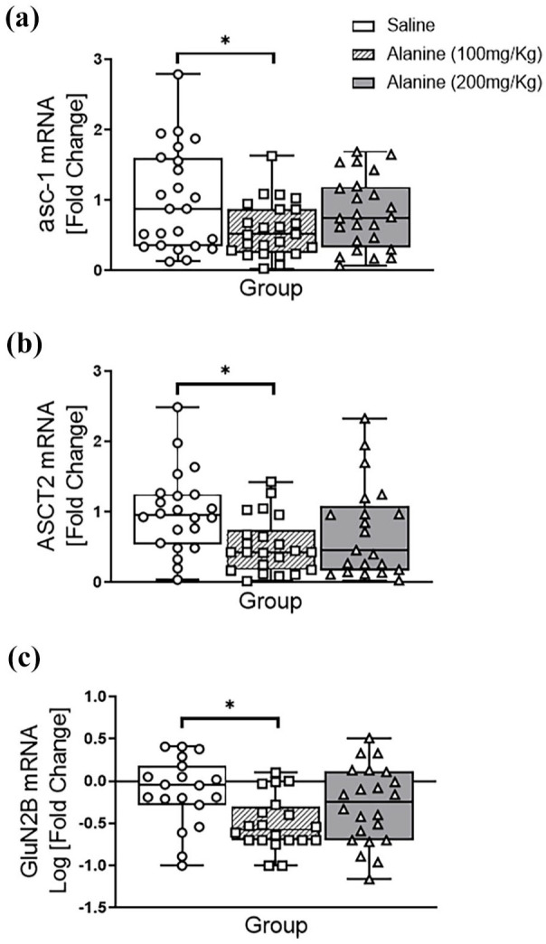 Repeated administration of L-alanine to mice reduces behavioural despair and increases hippocampal mammalian target of rapamycin signalling: Analysis of gender and metabolic effects.