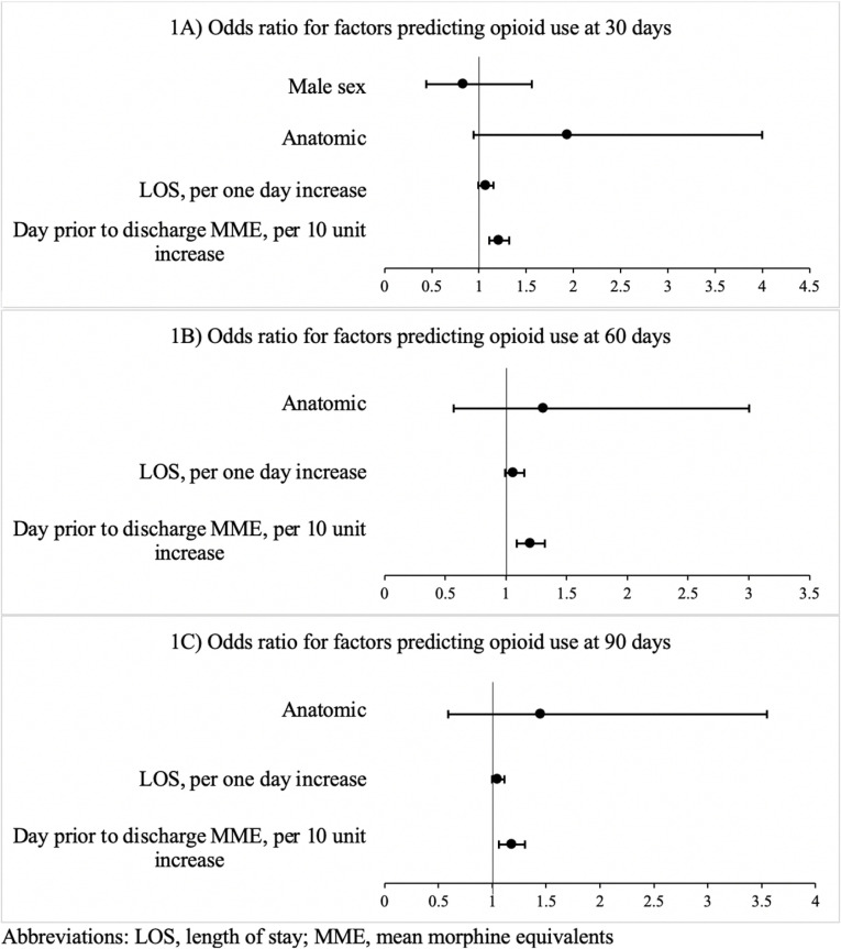 Factors associated with chronic opioid use after minimally invasive lung resections.