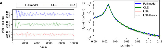 Efficient approximations of transcriptional bursting effects on the dynamics of a gene regulatory network.