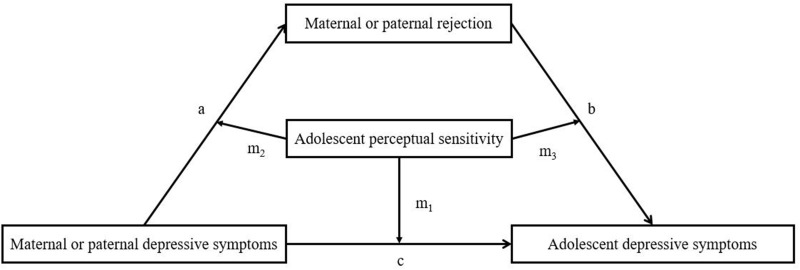 Intergenerational Transmission of Depressive Symptoms in Chinese Families: The Role of Mothers versus Fathers and Adolescent Perceptual Sensitivity.