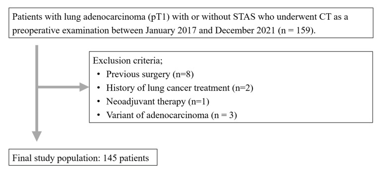 Qualitative and Quantitative Computed Tomography Analyses of Lung Adenocarcinoma for Predicting Spread Through Air Spaces.