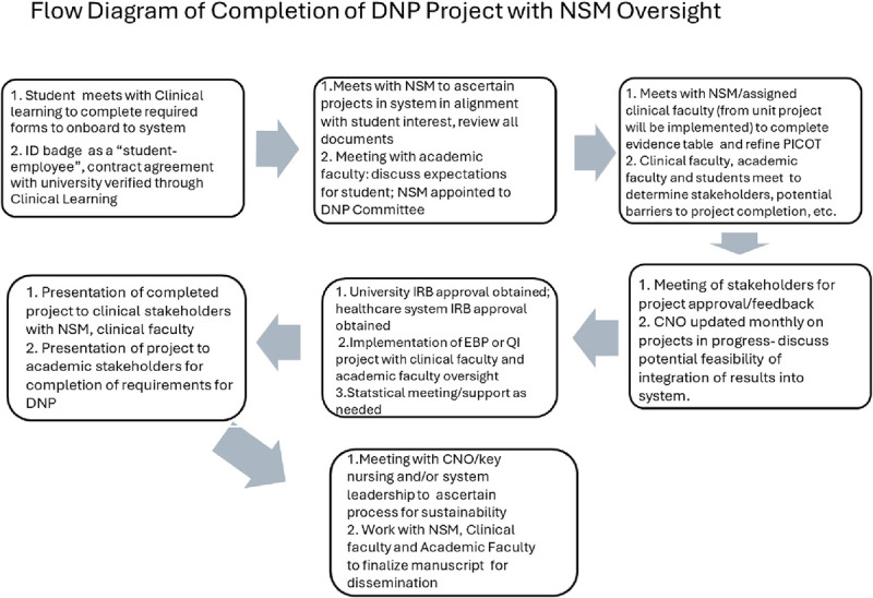 Development of the Nurse Scientist Mentor Role to Support Clinical Scholarship of DNP Students.