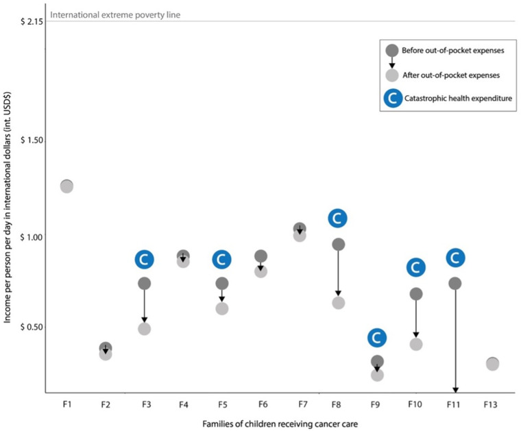 Impact of out-of-pocket expenses on children with cancer in Tanzania: A mixed-methods economic study.