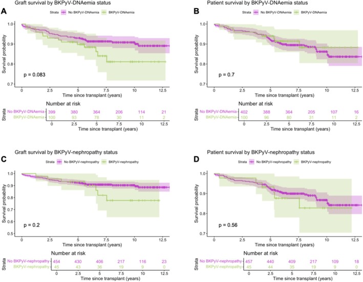 Risk Factors for the Development of BK Polyomavirus and Treatment Outcomes in Kidney Transplant Recipients: An 8-Year Retrospective Cohort Study.
