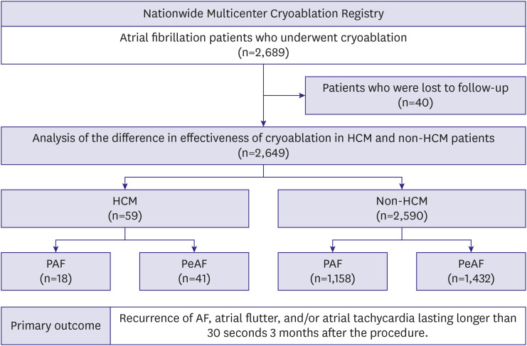 Cryoballoon Ablation of Atrial Fibrillation in Patients With Hypertrophic Cardiomyopathy: From the Korean Cryoballoon Ablation Registry.