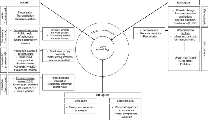The Ecological, Biological, and Social Determinants of Dengue Epidemiology in Latin America and the Caribbean: A Scoping Review of the Literature.