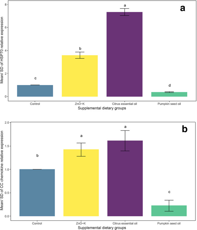 Ameliorative potential of dietary supplements, ZnO-K, citrus essential oil, and pumpkin seed oil, on sperm quality in Nile tilapia: Insights from CASA, DNA integrity, antioxidant enzymes, and gene expressions.