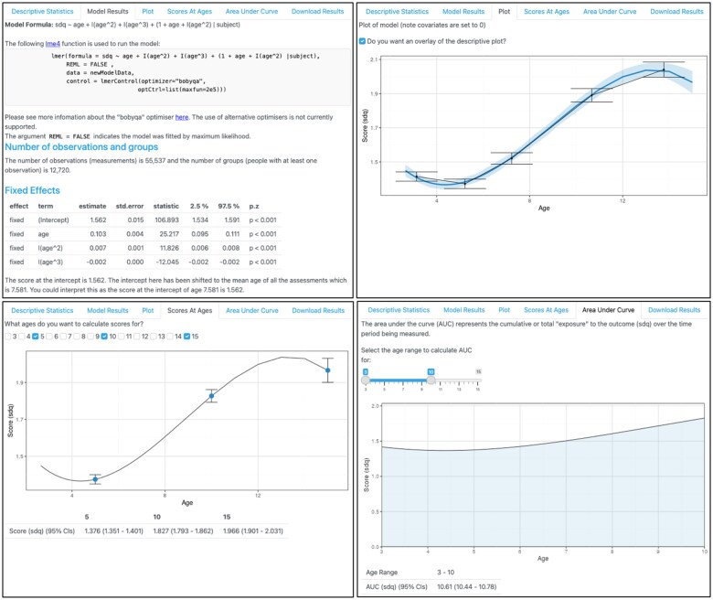 Software Application Profile: TIDAL-Tool to Implement Developmental Analysis of Longitudinal data.