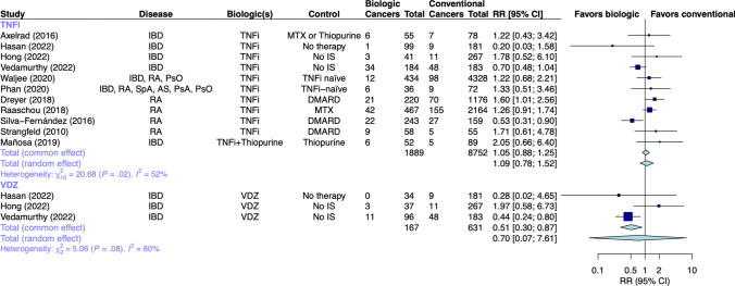 Risk of new or recurrent cancer during treatment with biologics in patients with immune-mediated inflammatory diseases and previous cancer: a meta-analysis.