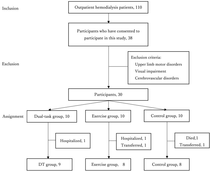 Effects of dual task training on attention and executive functioning in hemodialysis patients: a preliminary study.