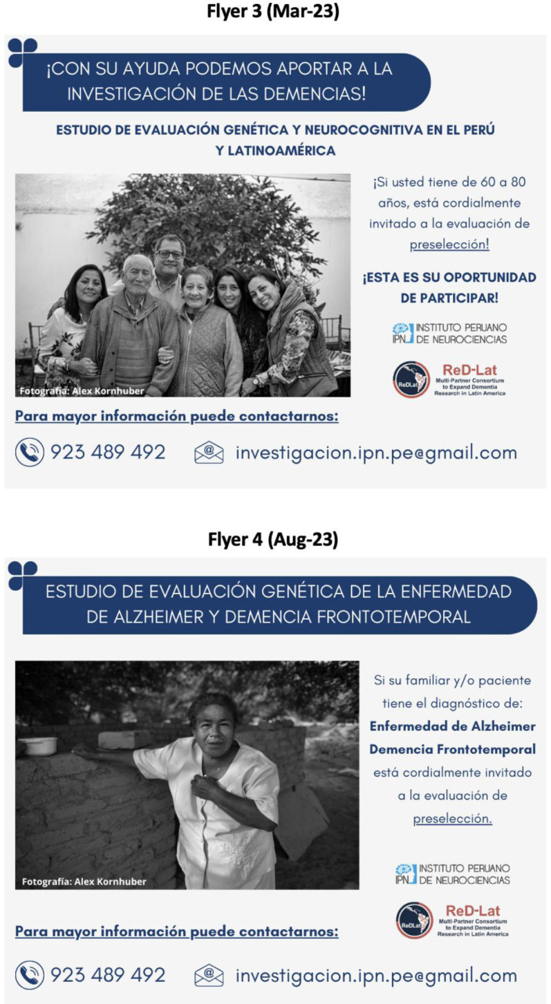 Improving participants' recruitment in dementia-related studies on social media through colloquial language in Lima, Peru.