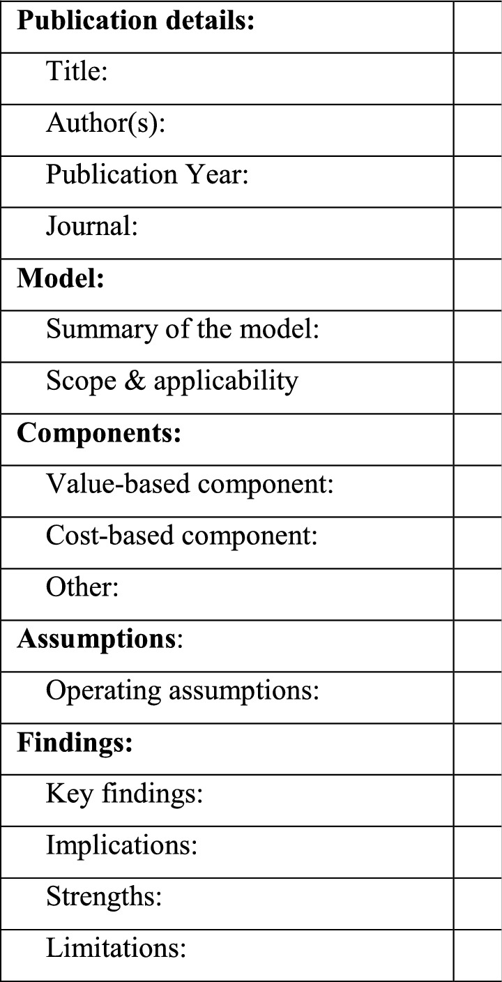 Drug pricing models, no 'one-size-fits-all' approach: a systematic review and critical evaluation of pricing models in an evolving pharmaceutical landscape.