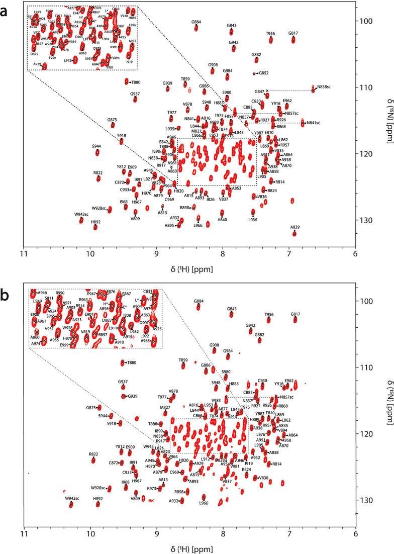 1H, 13C and 15N chemical shift assignments of Rubella virus macro domain in the free and in the ADPr bound state