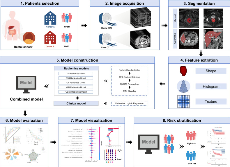 Explainable multi-modal radiomics for early prediction of liver metastasis in rectal cancer: a multicentric study.