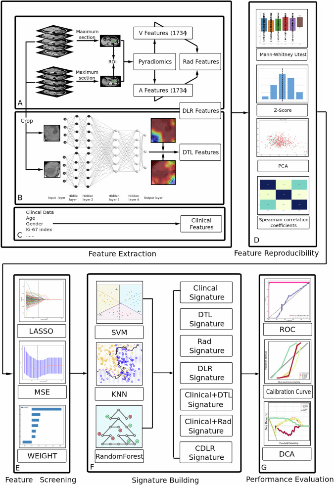 A machine learning model integrating clinical-radiomics-deep learning features accurately predicts postoperative recurrence and metastasis of primary gastrointestinal stromal tumors.