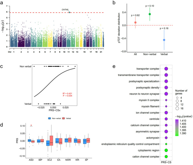 Unraveling genetic risk contributions to nonverbal status in autism spectrum disorder probands.