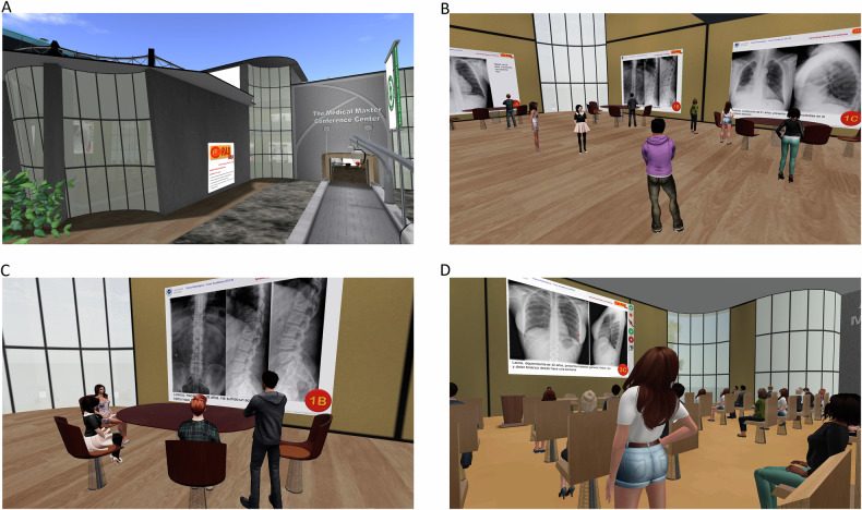 Problem-based learning in radiology achieves similar results in classroom and metaverse settings.