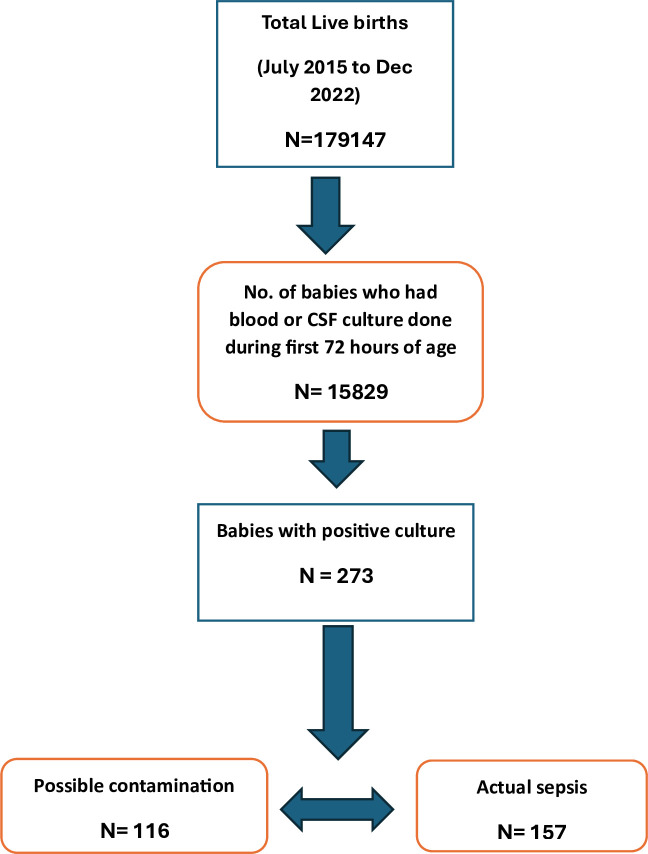 Epidemiology of early-onset neonatal sepsis in Qatar, 2015-2022: a multicentre retrospective cohort study.