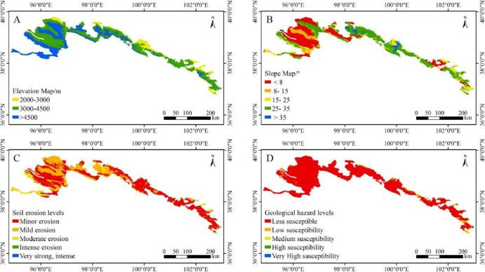 Assessment of ecotourism suitability in Qilian mountain National park.
