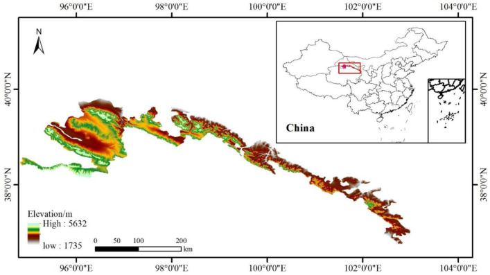 Assessment of ecotourism suitability in Qilian mountain National park.