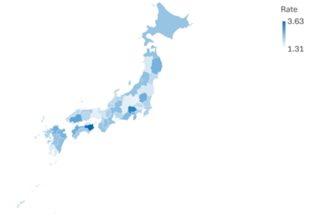 Does the Japanese insurance system increase outpatient psychiatric treatment for children and adolescents? A retrospective study using open data from the national claims database for 2016 to 2022.
