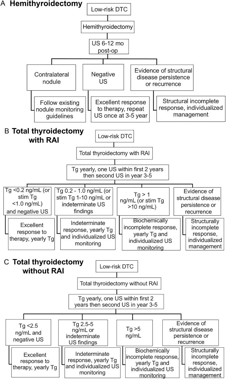 Follow-up and transition of care for low recurrence risk thyroid cancer patients in Canada.