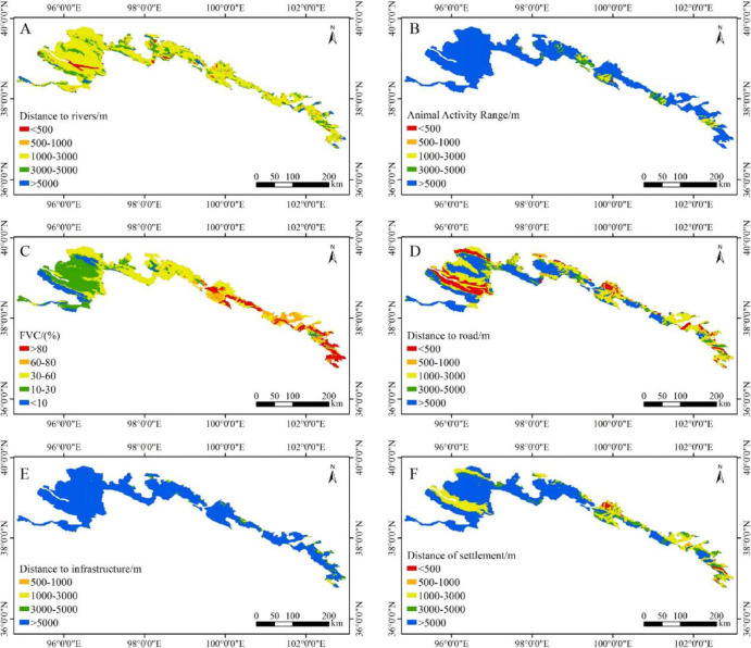 Assessment of ecotourism suitability in Qilian mountain National park.