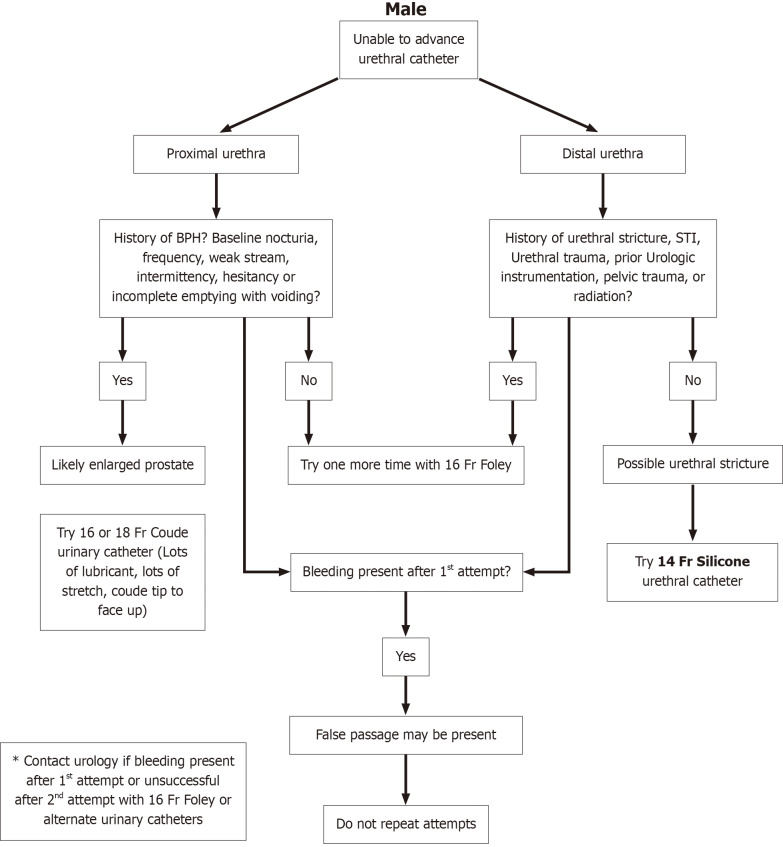Improving outcomes in foley catheterization: A retrospective review with a proposed protocol.